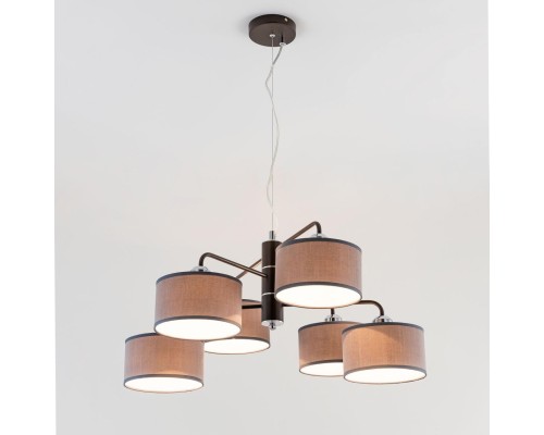 CL428261 Форма Кофе+Серый Св-к Люстра