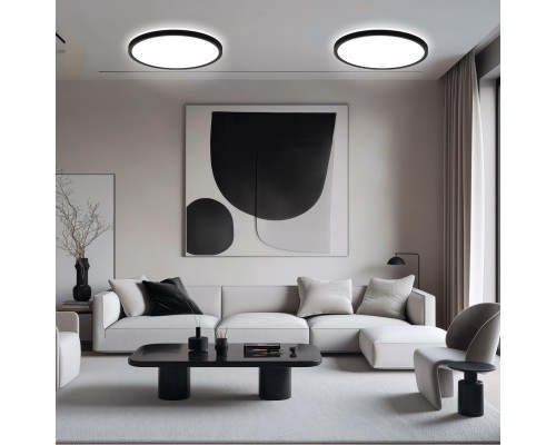 CL738241VL Бейсик Лайн Черный Св-к Накл. LED 30W*Мульти