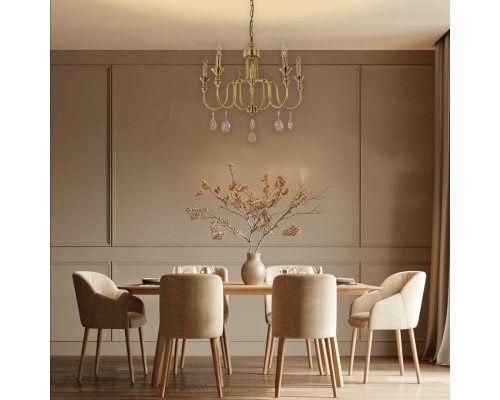 Подвесная люстра Citilux CL437153 Рига Бронза