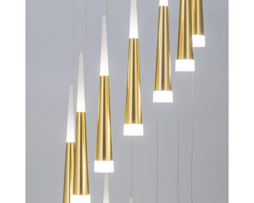 Подвесной светодиодный светильник Citilux CL227142 Вегас 98 Вт 3000K Шампань