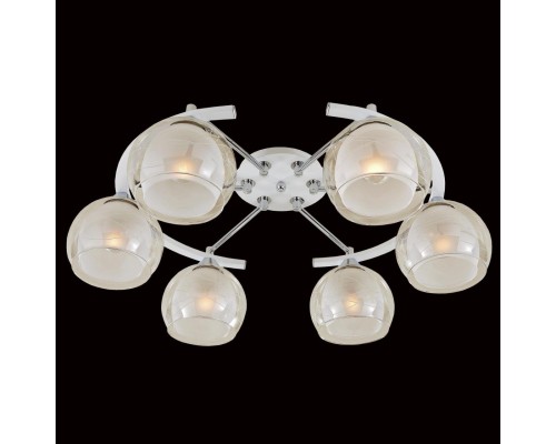 Потолочная люстра Citilux CL157161 Буги Белая+Хром