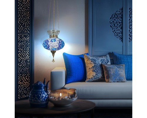 CL419126 Каир Мозаика Синяя Подвес