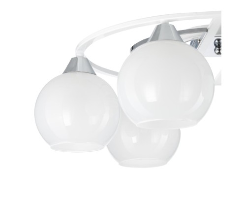 CL121160 Отто Белый+Хром Св-к Люстра