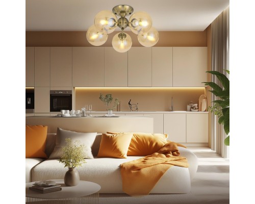 CL102153 Томми Бронза Св-к Люстра