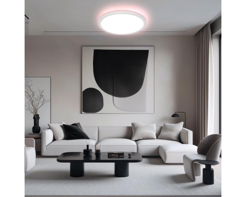 CL738320EL Бейсик Лайн Белый Св-к с пультом LED+RGB 40W