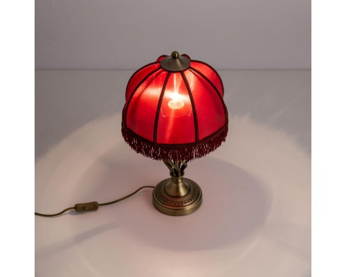 CL407803 Базель Бронза+Красный Св-к Настольный
