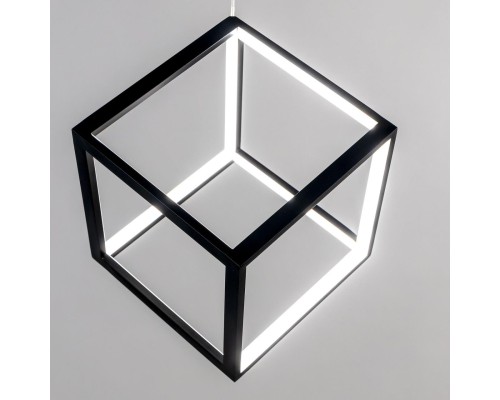 Подвесной светодиодный светильник Citilux CL719201 Куб 30 Вт 4000K Черный