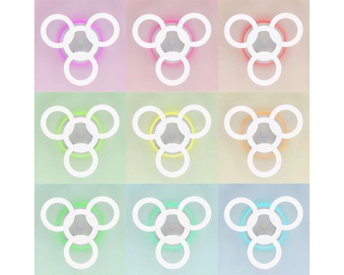 CL225A140E Паркер Белый Смарт RGB Св-к Люстра