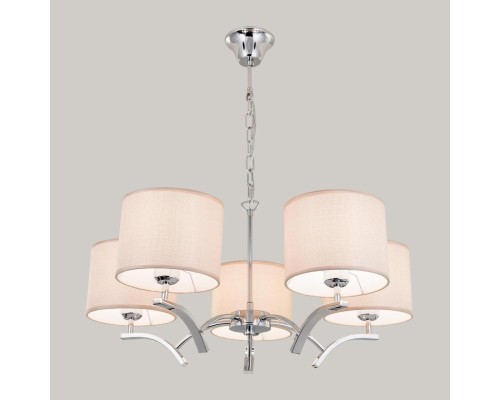Подвесная люстра Citilux CL460151 Эвора Рондо Хром+Песочный