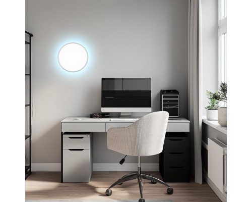 CL738240EL Бейсик Лайн Белый Св-к с пультом LED+RGB 30W