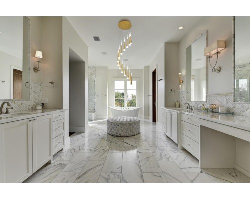 Подвесной светодиодный светильник Citilux CL227142 Вегас 98 Вт 3000K Шампань