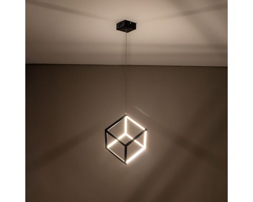 Подвесной светодиодный светильник Citilux CL719201 Куб 30 Вт 4000K Черный