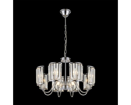 Подвесная/потолочная 2 в 1 люстра с хрусталем Citilux CL333181 Грета Хром