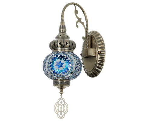 CL419316 Каир Мозаика Синяя Бра