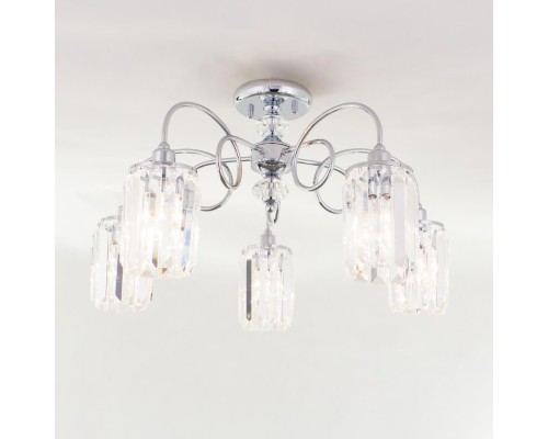 Хрустальная люстра потолочная Citilux CL330151 Синди