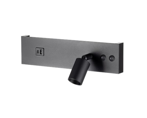 CL704461 Декарт Черный Св-к Настенный с USB