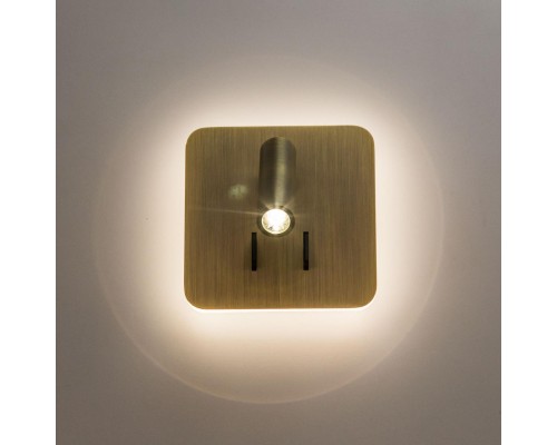 CL704423 Декарт Бронза Св-к Настенный