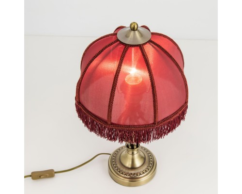 CL407803 Базель Бронза+Красный Св-к Настольный