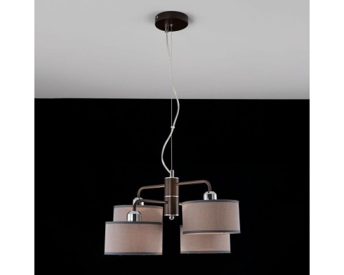 CL428241 Форма Кофе+Серый Св-к Люстра