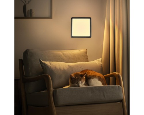 CL738K181V Бейсик Черный Св-к Накл. LED 18W*Мульти