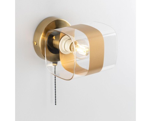 CL140311 Бертон Бронза+Черный Св-к Бра