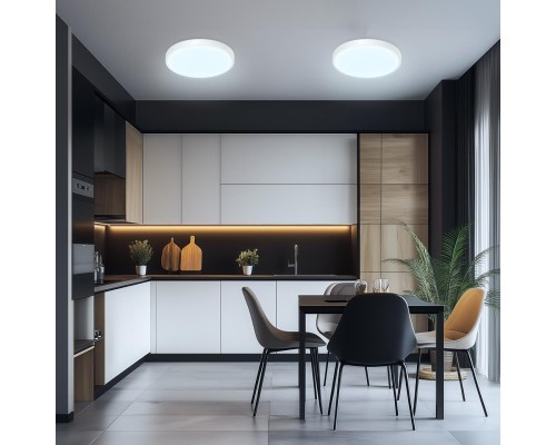 CL738240V Бейсик Белый Св-к Накл. LED 24W*Мульти