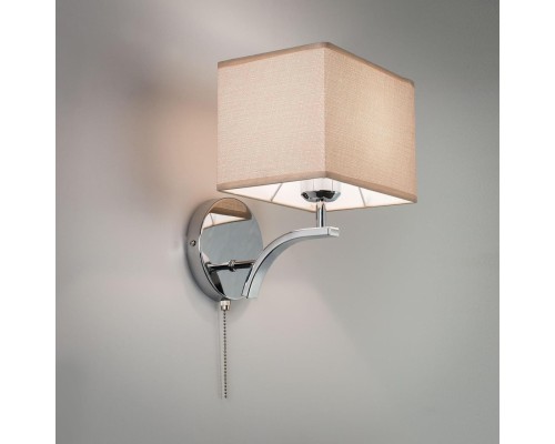 Бра с выключателем Citilux CL460411 Эвора Рондо Хром+Песочный