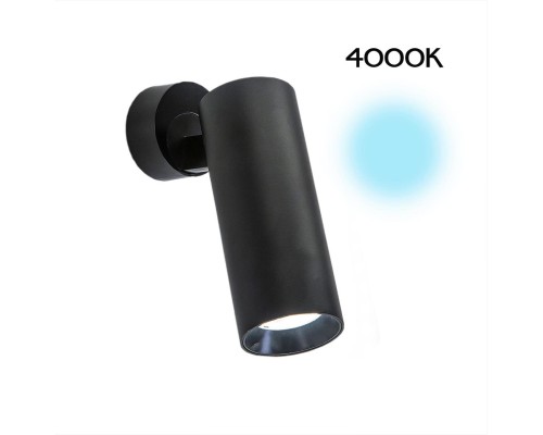 CL01B121N Тубус Черный Св-к Наст-Потол. 12W*4000K