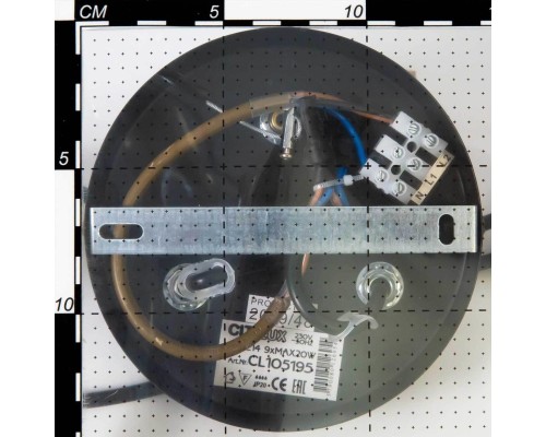 CL105195 Планета Черн+Дымч. Св-к Люстра