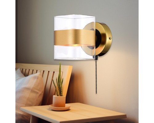 CL140311 Бертон Бронза+Черный Св-к Бра