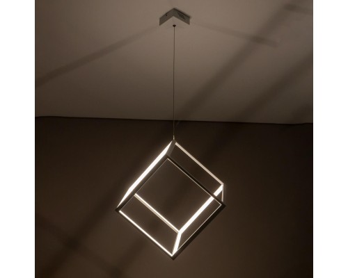 Подвесной светодиодный светильник Citilux CL719300 Куб 40 Вт 4000K Белый