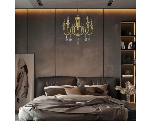 Подвесная люстра Citilux CL437153 Рига Бронза