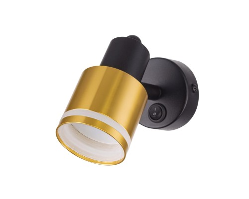 CL565514 Bruno Черный+Бронза Св-к Спот