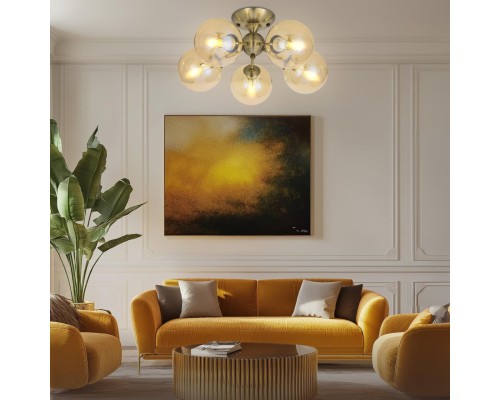 CL102153 Томми Бронза Св-к Люстра