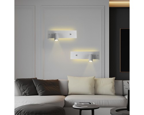 CL704460 Декарт Белый Св-к Настенный с USB