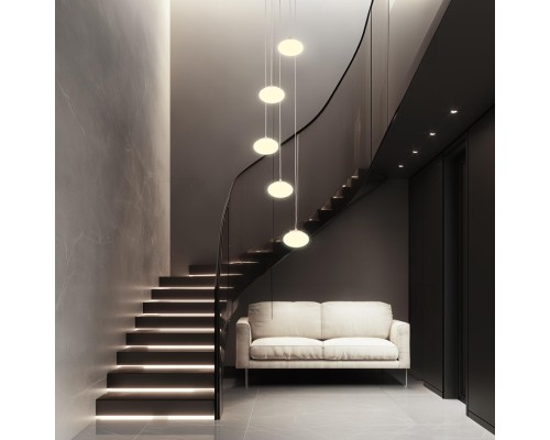 CL226A051 ATMAN Смарт Хром.Мат. Люстра Подвесная