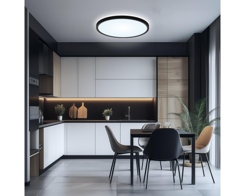 CL738321VL Бейсик Лайн Черный Св-к Накл. LED 40W*Мульти