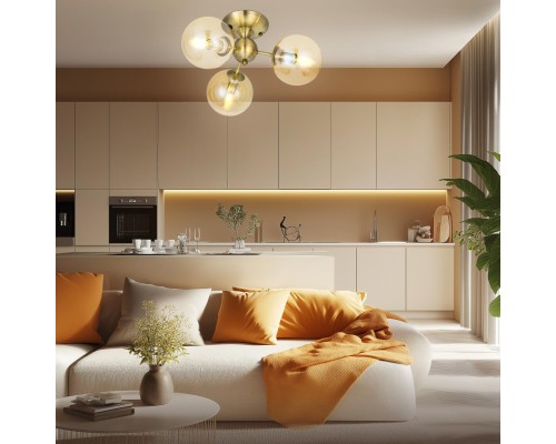 CL102133 Томми Бронза Св-к Люстра