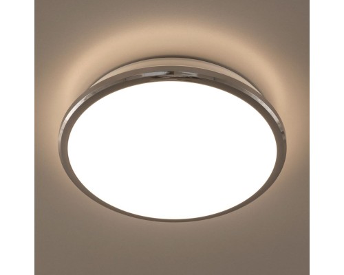 Потолочный светодиодный светильник Citilux CL702161W Луна хром 16Вт 3000К