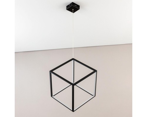 Подвесной светодиодный светильник Citilux CL719301 Куб 40 Вт 4000K Черный