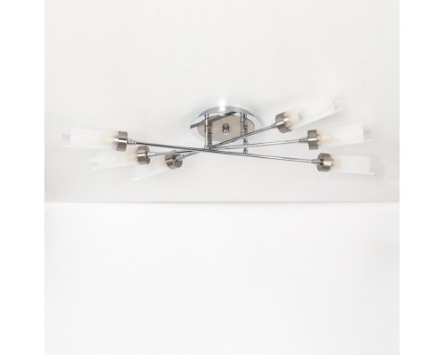 Потолочная люстра Citilux CL109161 Хеликс Хром матовый+Хром