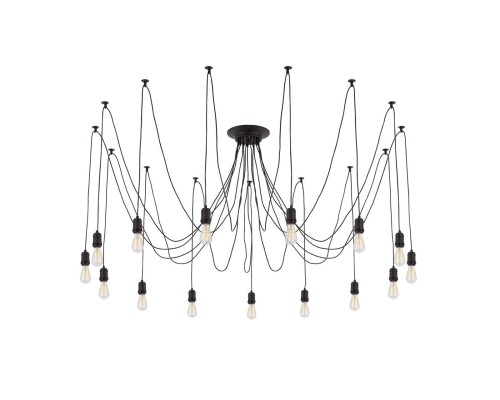 Люстра лофт Citilux CL451152 Эдисон Венге + Черный