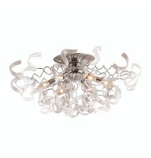 Потолочная люстра Citilux CL222161 Рандом Хром+Прозрачная+Белая