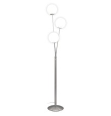 CL102934 Томми Хром Мат.+ Белый Св-к Торшер