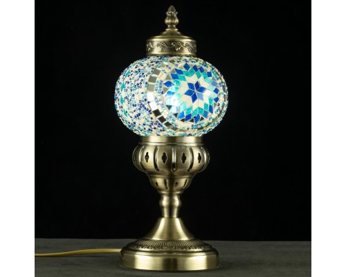 CL419816 Каир Мозаика Синяя Св-к Настольный