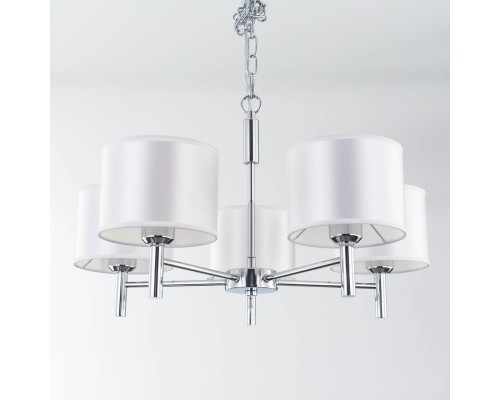 Подвесная люстра Citilux CL463150 Аврора Хром + Белый