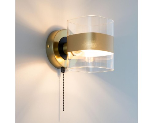 CL140311 Бертон Бронза+Черный Св-к Бра