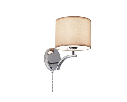 Бра с выключателем Citilux CL460311 Эвора Рондо Хром+Песочный