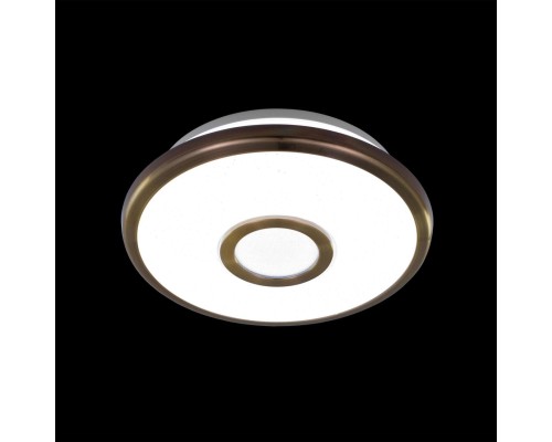 Потолочный светодиодный светильник с диммером Citilux CL70313 Старлайт 12 Вт 3000K Бронза