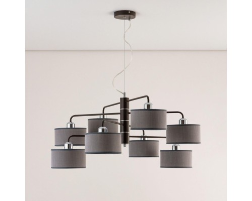 CL428281 Форма Кофе+Серый Св-к Люстра